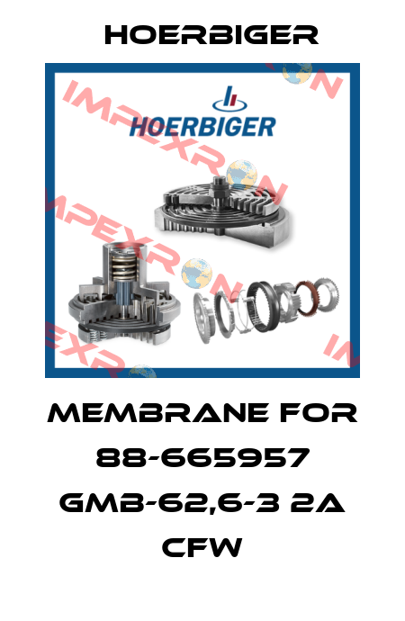 Membrane for 88-665957 GMB-62,6-3 2A CFW Hoerbiger