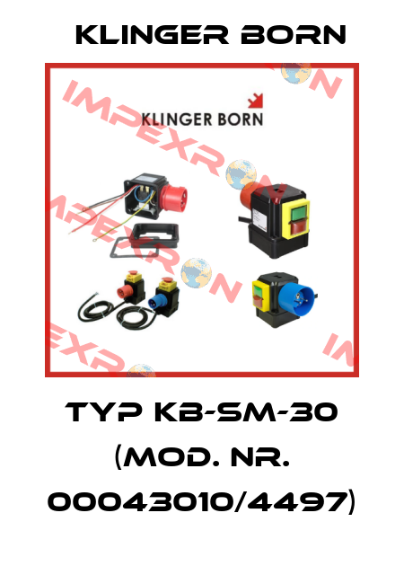 Typ KB-SM-30 (Mod. Nr. 00043010/4497) Klinger Born