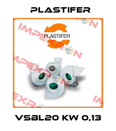 VSBL20 kW 0,13 Plastifer