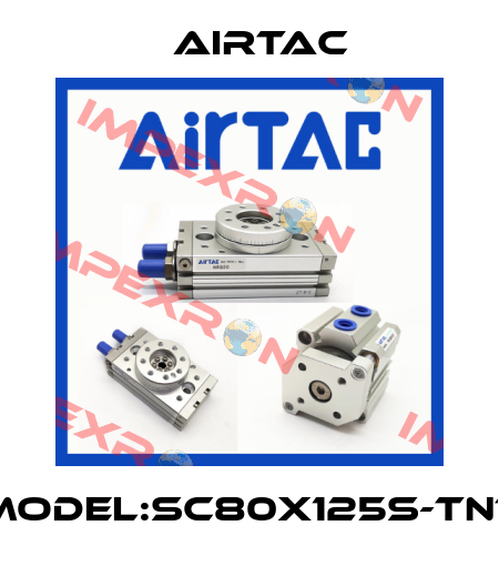 Model:SC80X125S-TNT Airtac