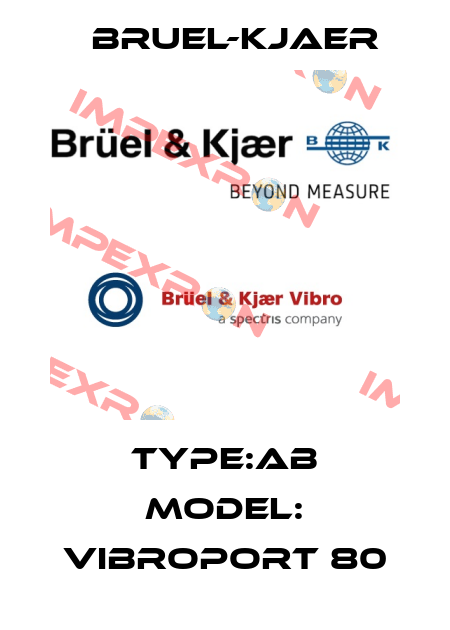 Type:AB Model: VIBROPORT 80 Bruel-Kjaer