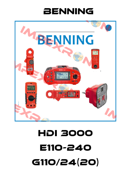 HDI 3000 E110-240 G110/24(20) Benning