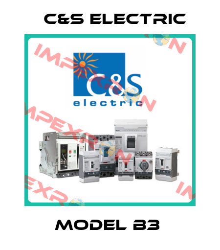 MODEL B3  C&S ELECTRIC