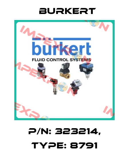 P/N: 323214, Type: 8791 Burkert