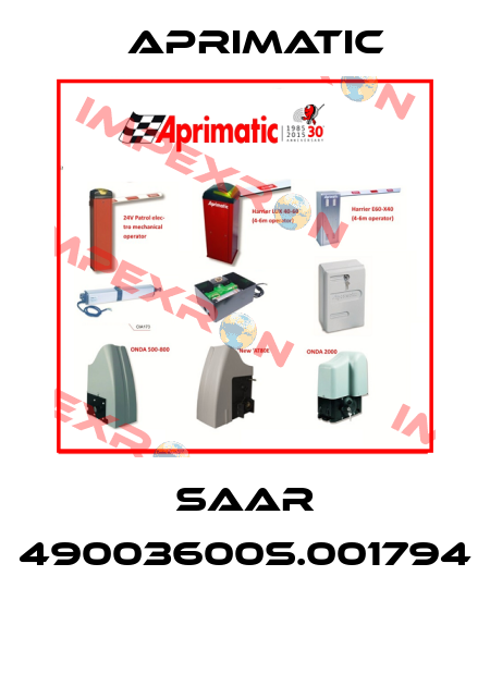 SAAR 49003600S.001794  Aprimatic