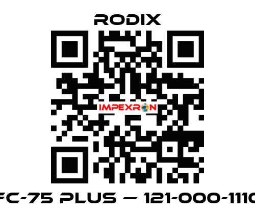 FC-75 Plus — 121-000-1110 Rodix