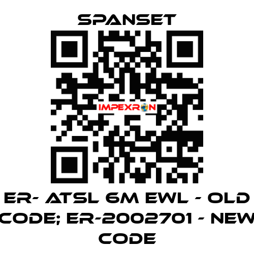 ER- ATSL 6m EWL - old code; ER-2002701 - new code SpanSet