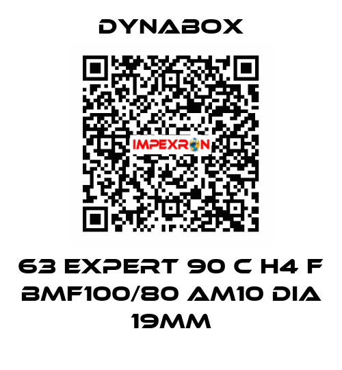 63 Expert 90 C H4 F BMF100/80 AM10 dia 19mm Dynabox