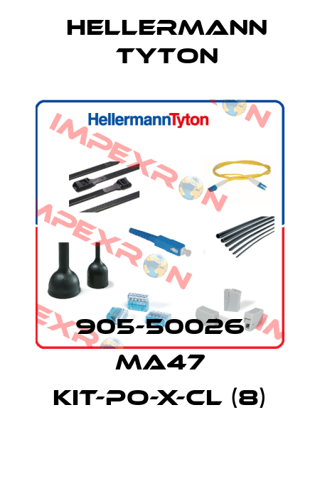 905-50026 MA47 Kit-PO-X-CL (8) Hellermann Tyton