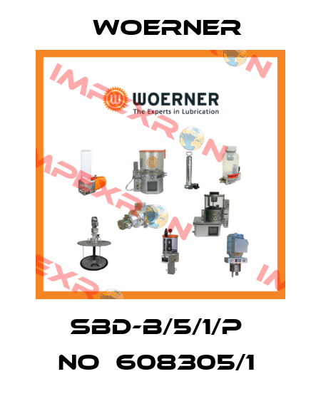 SBD-B/5/1/P  NO：608305/1  Woerner