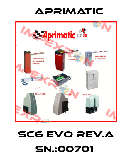 SC6 EVO REV.A SN.:00701  Aprimatic