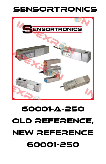 60001-A-250 old reference, new reference 60001-250 Sensortronics