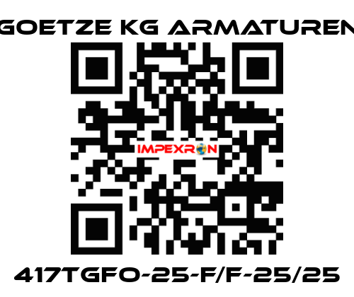 417tGFO-25-f/f-25/25 Goetze KG Armaturen