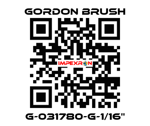 G-031780-G-1/16" Gordon Brush