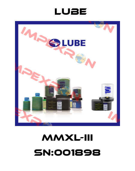 MMXL-III SN:001898 Lube