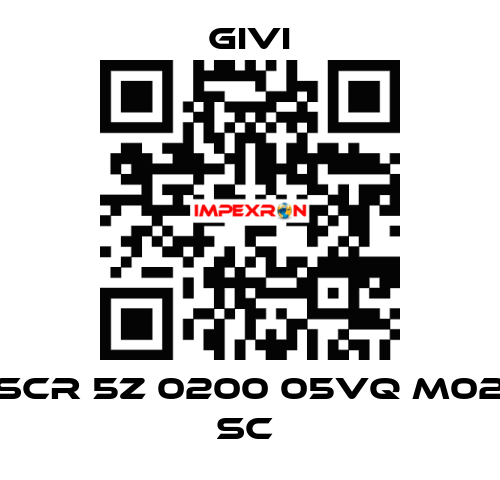SCR 5Z 0200 05VQ M02 SC  Givi