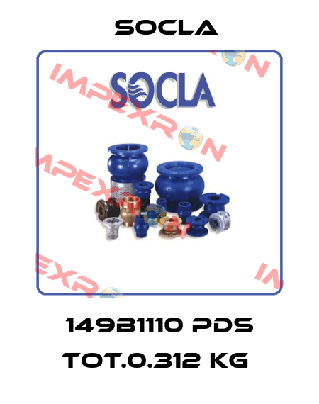 149B1110 PDS TOT.0.312 KG  Socla