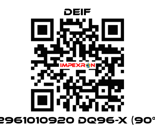 2961010920 DQ96-x (90°) Deif