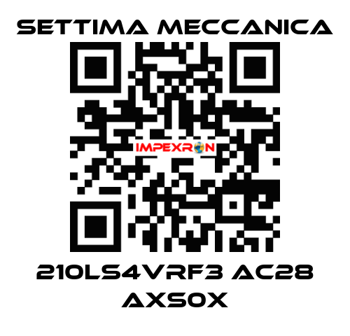 210LS4VRF3 AC28 AXS0X Settima Meccanica