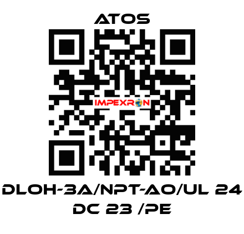 DLOH-3A/NPT-AO/UL 24 DC 23 /PE Atos