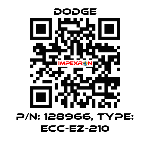 p/n: 128966, Type: ECC-EZ-210 Dodge