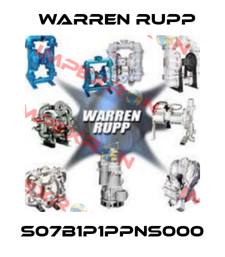 S07B1P1PPNS000 Warren Rupp