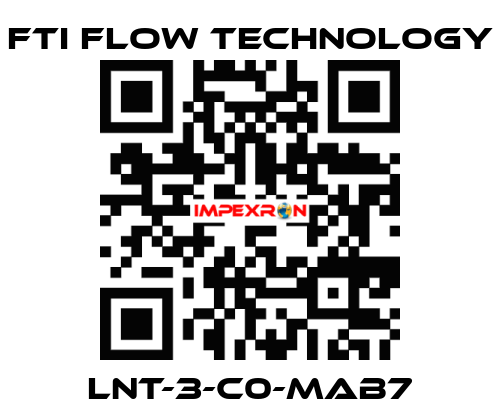 LNT-3-C0-MAB7 Fti Flow Technology