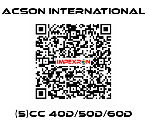 (5)CC 40D/50D/60D Acson International