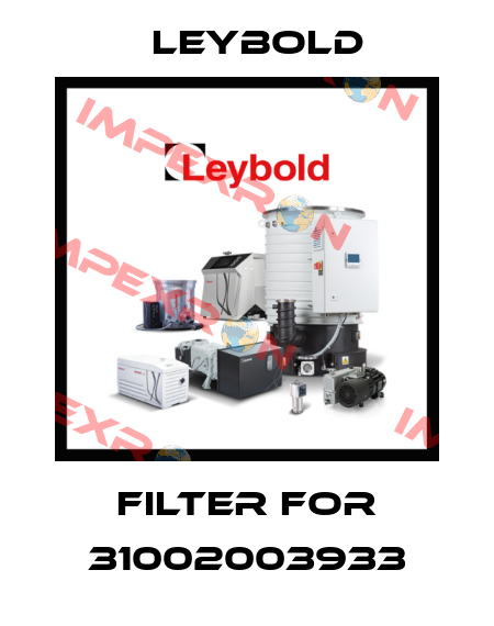 filter for 31002003933 Leybold