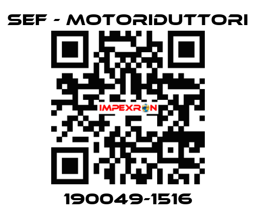 190049-1516 SEF - MOTORIDUTTORI