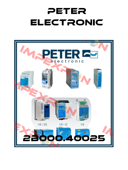 2B000.40025 Peter Electronic