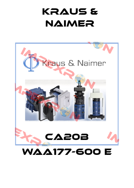 CA20B WAA177-600 E Kraus & Naimer