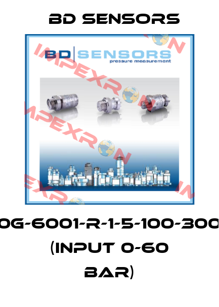 26.600G-6001-R-1-5-100-300-1-000 (INPUT 0-60 BAR) Bd Sensors
