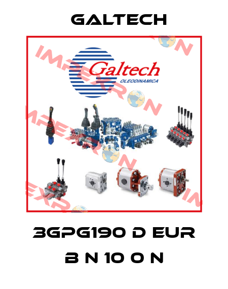 3GPG190 D EUR B N 10 0 N Galtech