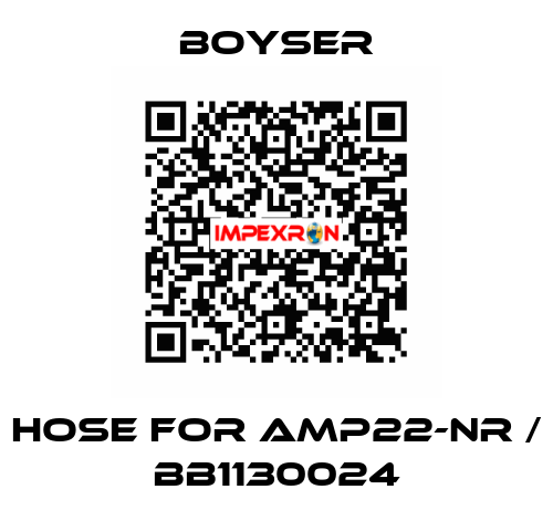 hose for AMP22-NR / BB1130024 Boyser