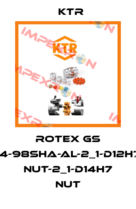 ROTEX GS 14-98ShA-AL-2_1-D12H7 Nut-2_1-D14H7 Nut KTR