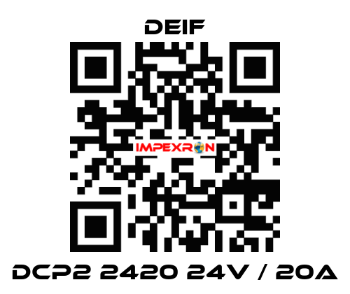 DCP2 2420 24V / 20A Deif