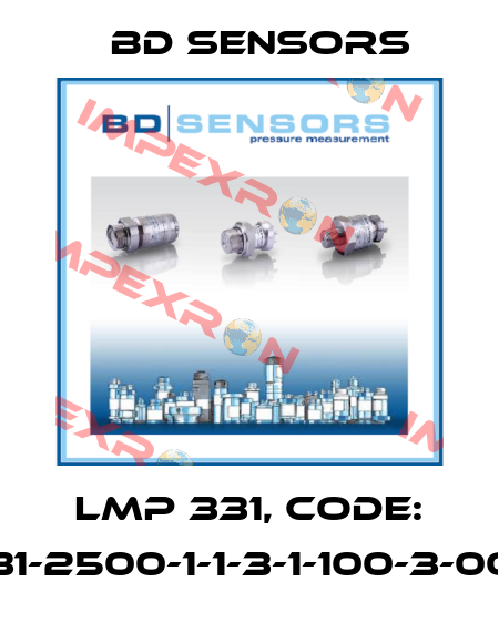 LMP 331, Code: 431-2500-1-1-3-1-100-3-000 Bd Sensors