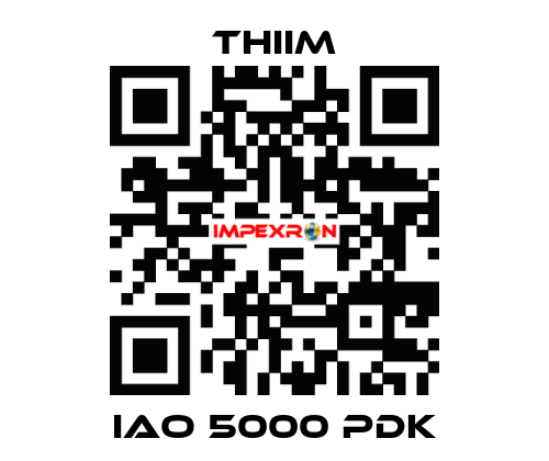 IAO 5000 PDK Thiim