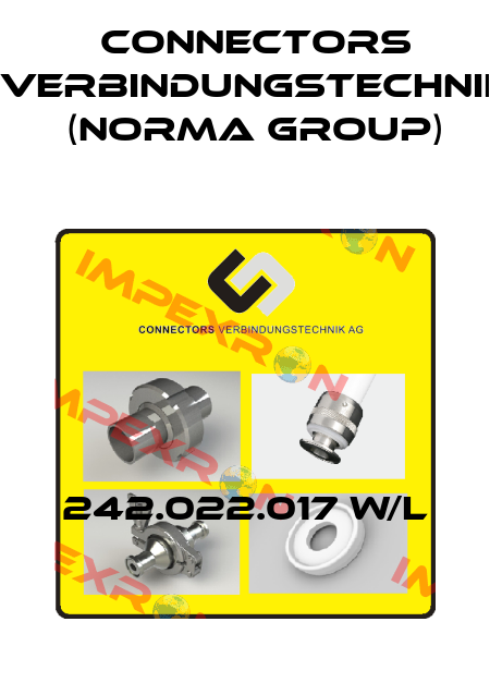 242.022.017 W/L Connectors Verbindungstechnik (Norma Group)