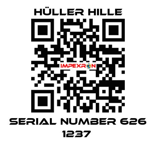 SERIAL NUMBER 626 1237  Hüller Hille