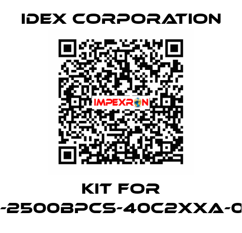 Kit for VFP-2500BPCS-40c2xxa-0092 IDEX Corporation