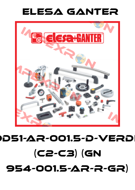 DD51-AR-001.5-D-VERDE (C2-C3) (GN 954-001.5-AR-R-GR) Elesa Ganter