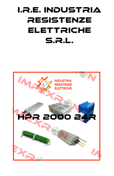 HPR 2000 24R I.R.E. INDUSTRIA RESISTENZE ELETTRICHE S.r.l.