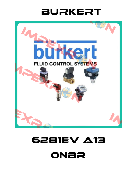 6281EV A13 0NBR Burkert