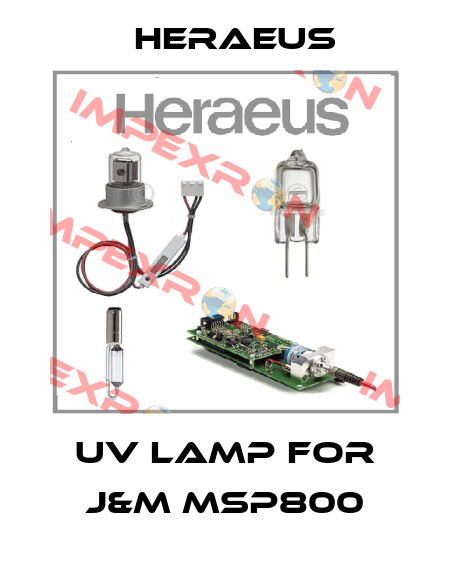 UV lamp for J&M MSP800 Heraeus