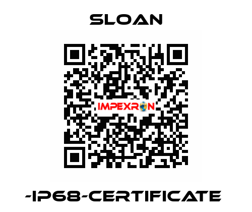 -IP68-certificate  Sloan