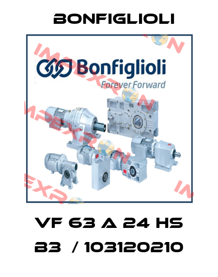 VF 63 A 24 HS B3  / 103120210 Bonfiglioli