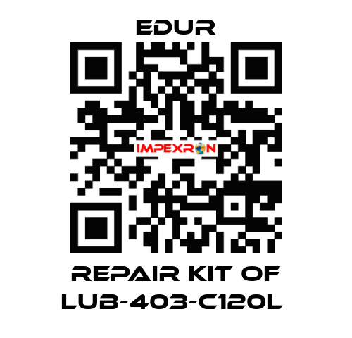 REPAIR KIT OF LUB-403-C120L  Edur
