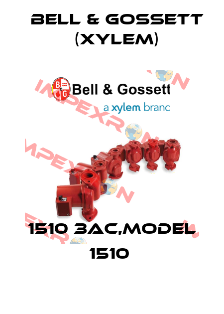 1510 3AC,MODEL 1510  Bell & Gossett (Xylem)
